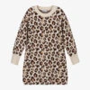 Mayoral Beige Leopard Knitted Dress