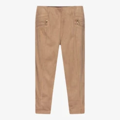 Mayoral Beige Suedette Leggings
