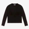 Mayoral Black Knitted Wool Sweater