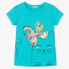 Mayoral Blue Cat Butterfly T-Shirt
