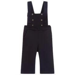 Mayoral Blue Jersey Dungarees