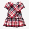 Mayoral Blue & Red Check Dress