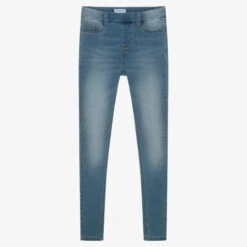 Mayoral Blue Super Skinny Jeggings