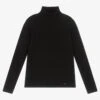 Mayoral Girls Black Roll Neck Top