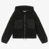 Mayoral Girls Black Zip-Up Hoodie
