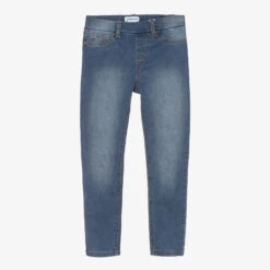 Mayoral Girls Blue Denim Jeggings