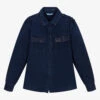Mayoral Girls Blue Denim-Look Shirt