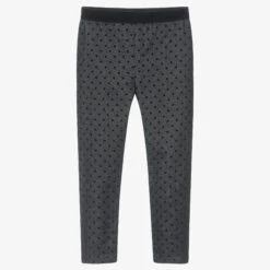 Mayoral Girls Blue Dotted Leggings
