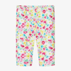 Mayoral Girls Blue Floral Print Leggings