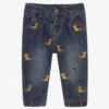 Mayoral Girls Blue Slouchy Jeans