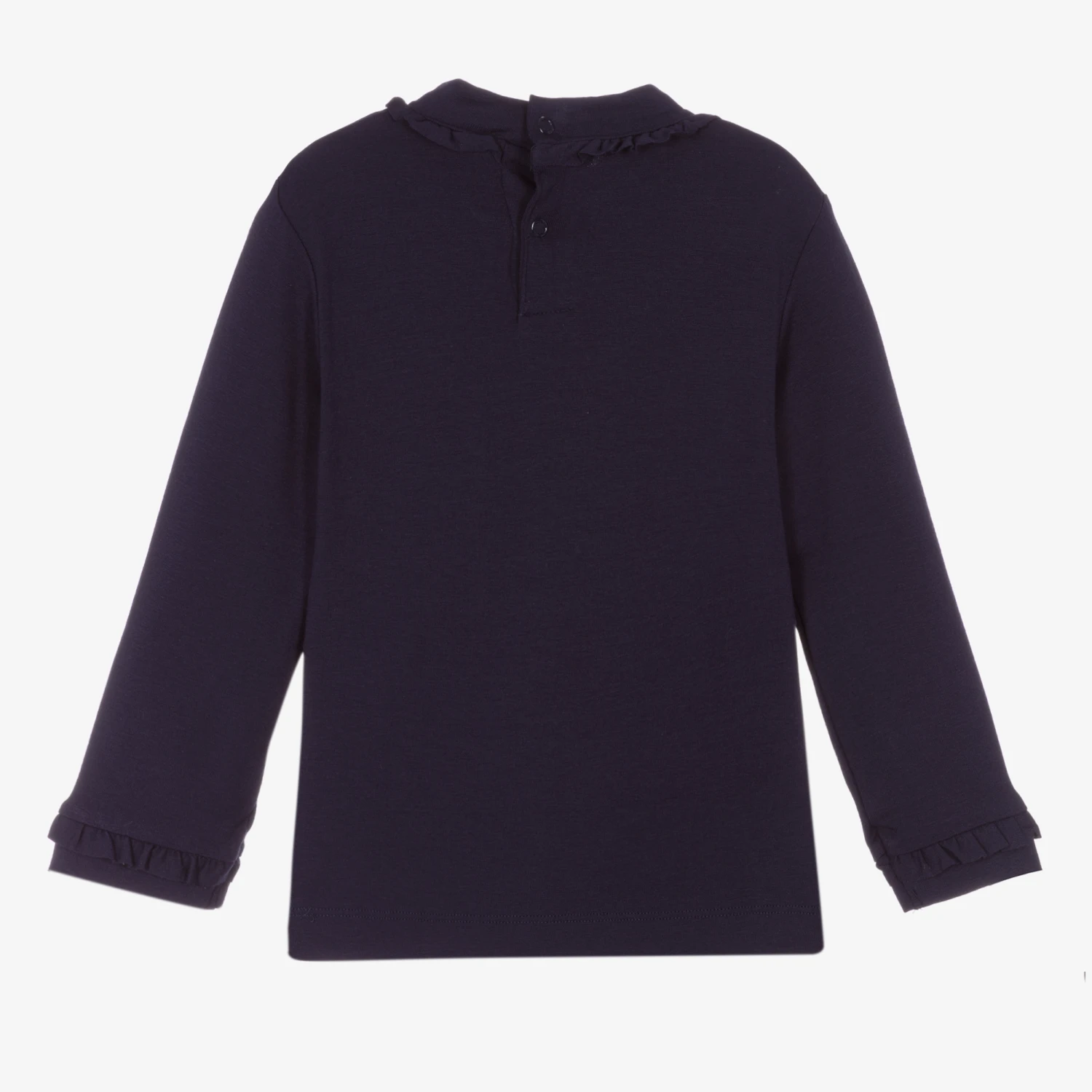 Mayoral Girls Blue Turtleneck Top 2 Mayoral Girls Blue Turtleneck Top - Image 2