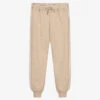 Mayoral Girls Glittery Beige Joggers