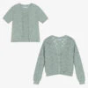 Mayoral Girls Green Knit Sweater Set