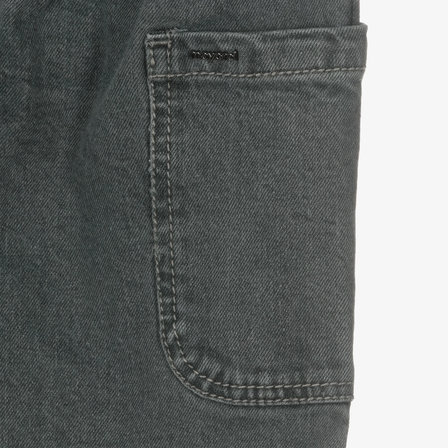 Mayoral Girls Grey Denim Jeans 4 Mayoral Girls Grey Denim Jeans - Image 4