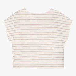 Mayoral Girls Ivory & Beige Cotton Striped T-Shirt -Deals Whimsy Collection Store mayoral girls ivory beige cotton striped t shirt 496164 00b84e18a78abdfc3b3e354e8e405069792126e2