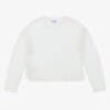 Mayoral Girls Ivory Crochet Sweater