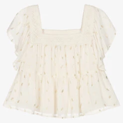 Mayoral Girls Ivory & Gold Feather Chiffon Blouse -Deals Whimsy Collection Store mayoral girls ivory gold feather chiffon blouse 496591 853eee34f4671271bdb183deccbccbe5f11dd4f8