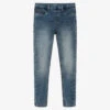 Mayoral Girls Mid-Blue Denim Jeggings