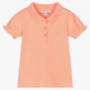 Mayoral Girls Orange Cotton Polo Shirt