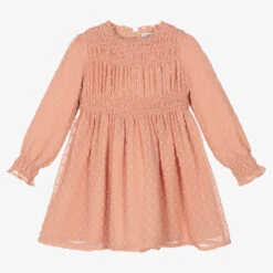 Mayoral Girls Pink Chiffon Dress
