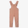 Mayoral Girls Pink Denim Dungarees
