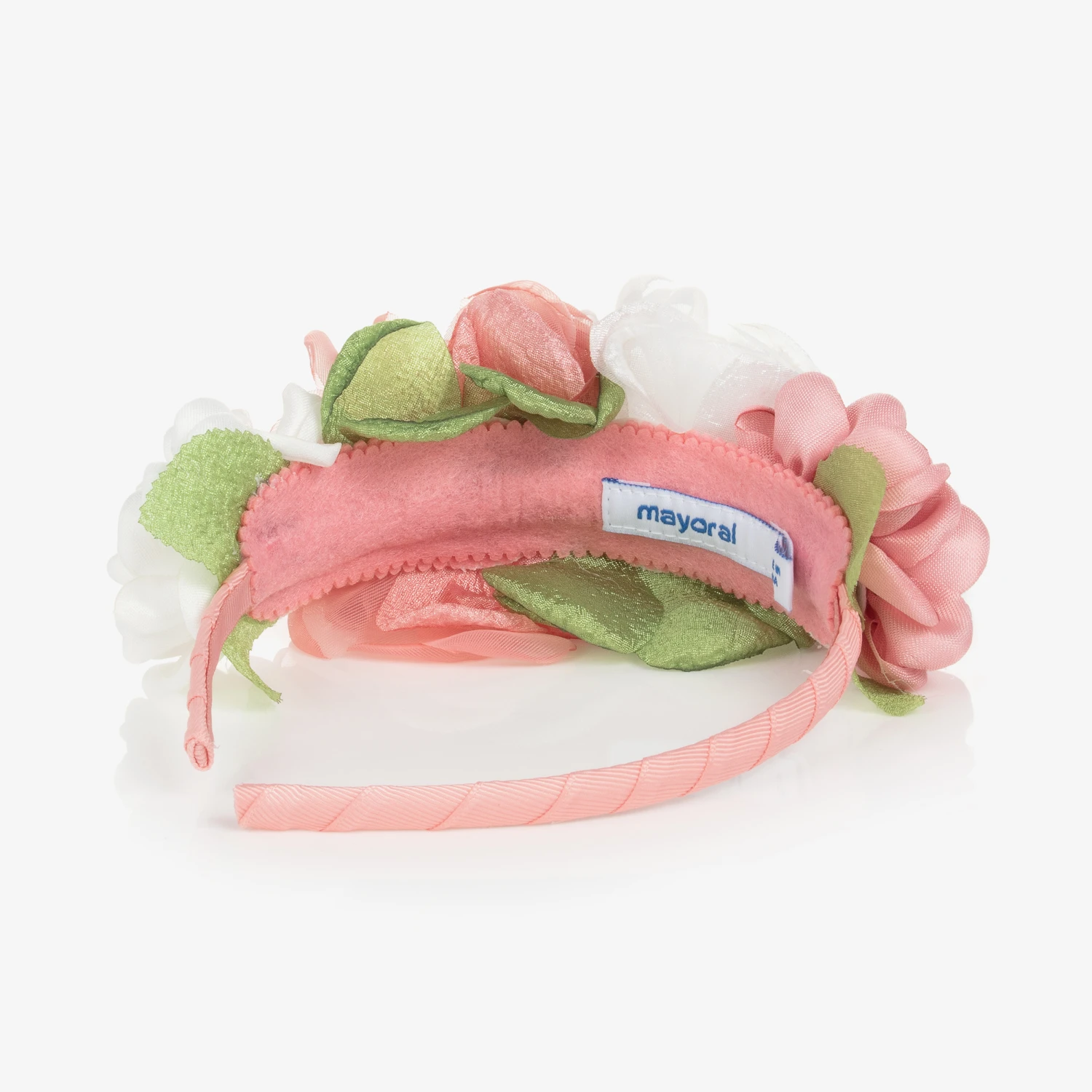 Mayoral Girls Pink Floral Hairband 3 Mayoral Girls Pink Floral Hairband - Image 3
