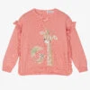 Mayoral Girls Pink Knitted Giraffe Sweater