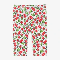 Mayoral Girls Red Cherry Print Leggings