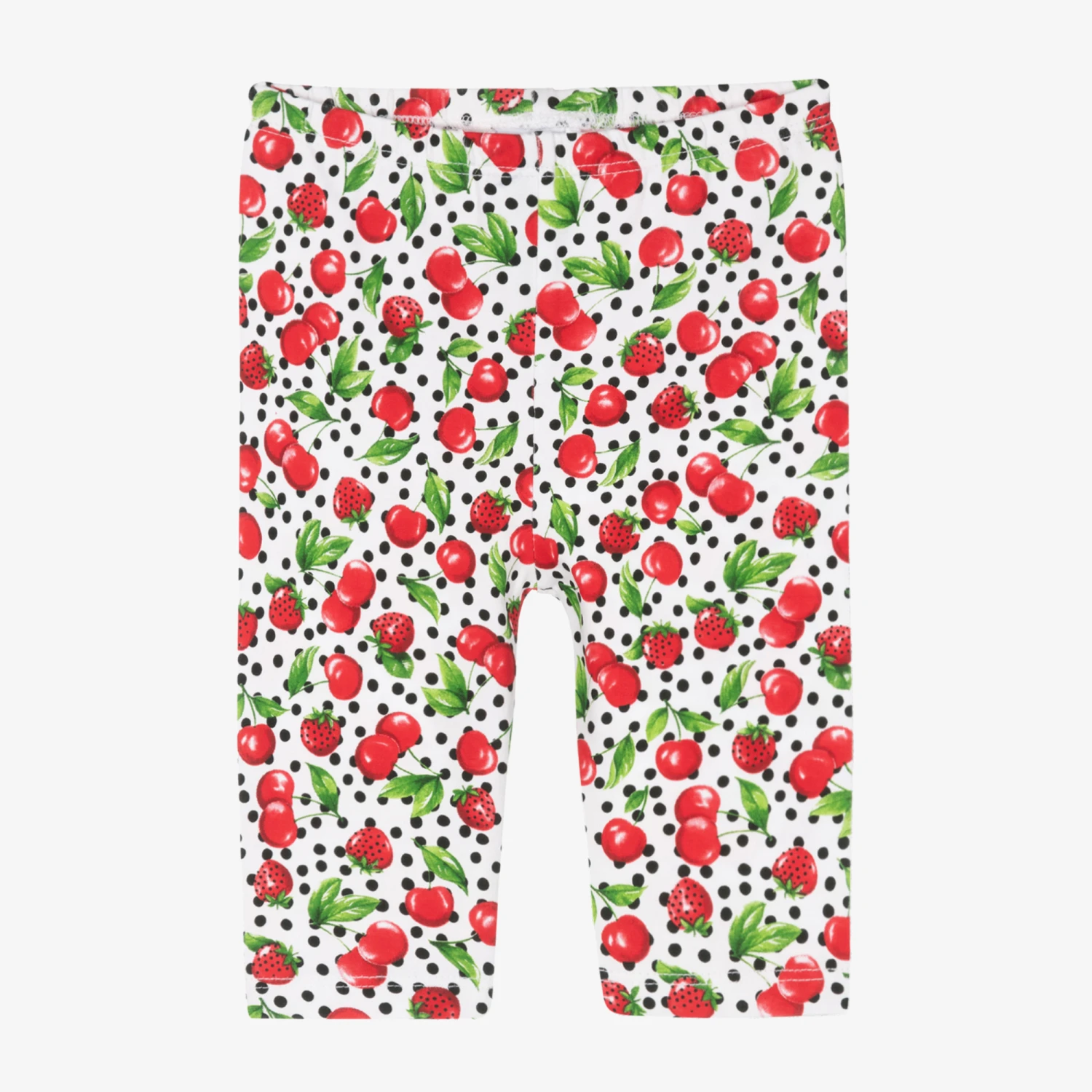 Mayoral Girls Red Cherry Print Leggings 1 Mayoral Girls Red Cherry Print Leggings