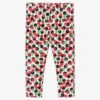 Mayoral Girls Red Cotton Cherry Leggings