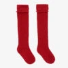 Mayoral Girls Red Knee-High Socks