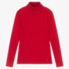 Mayoral Girls Red Roll Neck Sweater