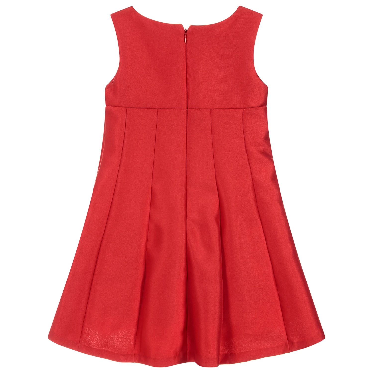 Mayoral Girls Red Satin Dress 2 Mayoral Girls Red Satin Dress - Image 2