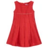 Mayoral Girls Red Satin Dress