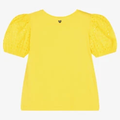 Mayoral Girls Yellow Cotton Puff Sleeve T-Shirt -Deals Whimsy Collection Store mayoral girls yellow cotton puff sleeve t shirt 497468 aa6960c9d366dc6a419b4725bc323b449b6cbcd3