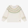 Mayoral Ivory Fair Isle Sweater