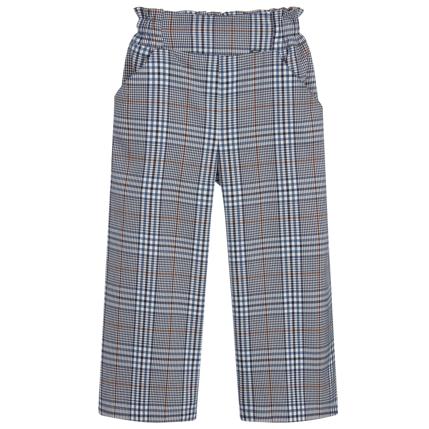 Mayoral Navy Blue Check Trousers 1 Mayoral Navy Blue Check Trousers