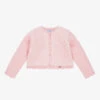 Mayoral Pink Knitted Bouclé Cardigan