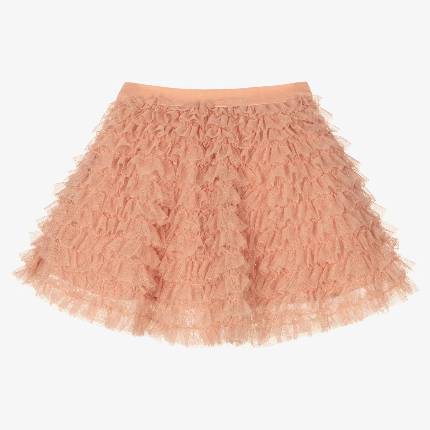 Mayoral Pink Ruffled Tulle Skirt 2 Mayoral Pink Ruffled Tulle Skirt - Image 2