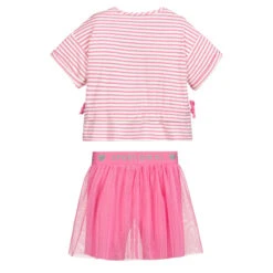 Mayoral Pink Stripe & Mesh Skirt Set -Deals Whimsy Collection Store mayoral pink stripe mesh skirt set 371824 355872837cf04efdd807dbb48b34c1d2c0321c66