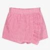 Mayoral Pink & White Stripe Skort