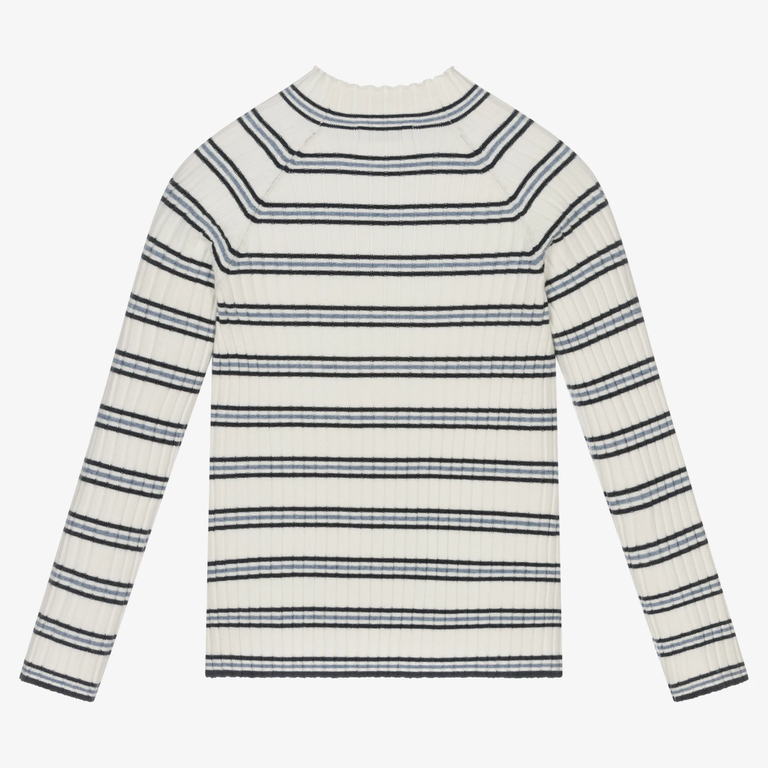 Mayoral Stripe Turtle Neck Sweater 2 Mayoral Stripe Turtle Neck Sweater - Image 2