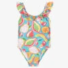 Mayoral Turquoise Blue Fruits Swimsuit