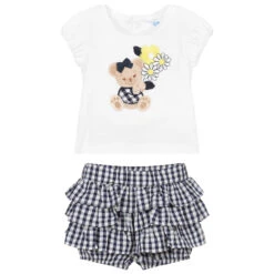 Mayoral White & Navy Blue Shorts Set -Deals Whimsy Collection Store mayoral white navy blue shorts set 372000 e5a84f70b592a08d6852a83b3726ba17fd08dbfc