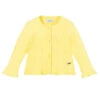 Mayoral Yellow Cotton Cardigan