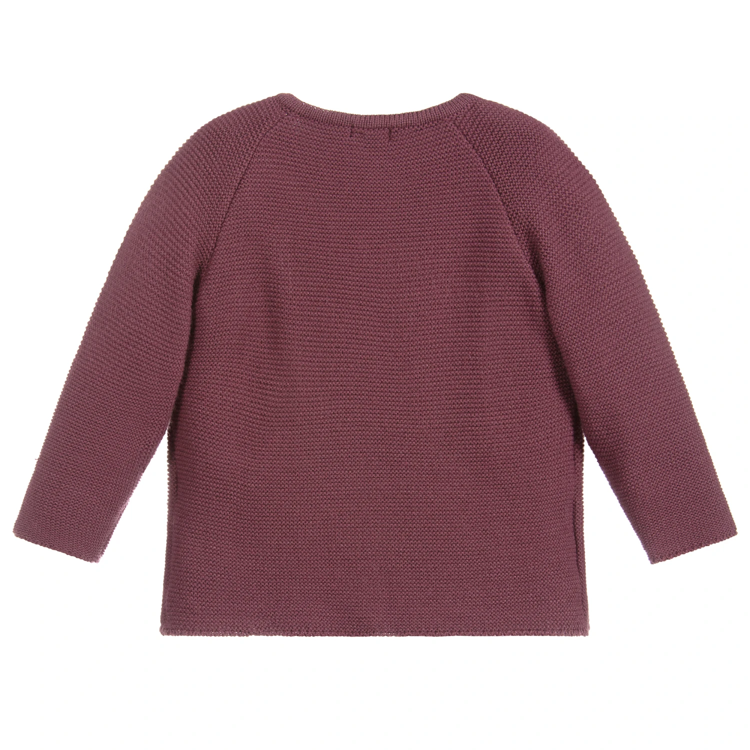 Mebi Dark Red Knitted Cardigan 2 Mebi Dark Red Knitted Cardigan - Image 2