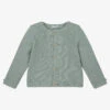 Mebi Green Knitted Cotton Cardigan