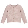 Mebi Pink Cotton Knit Cardigan