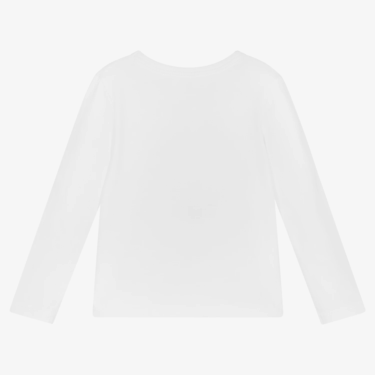 Michael Kors Kids Girls White Cotton Logo T-Shirt 2 Michael Kors Kids Girls White Cotton Logo T-Shirt - Image 2