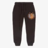 Mini Rodini Black Cotton Joggers
